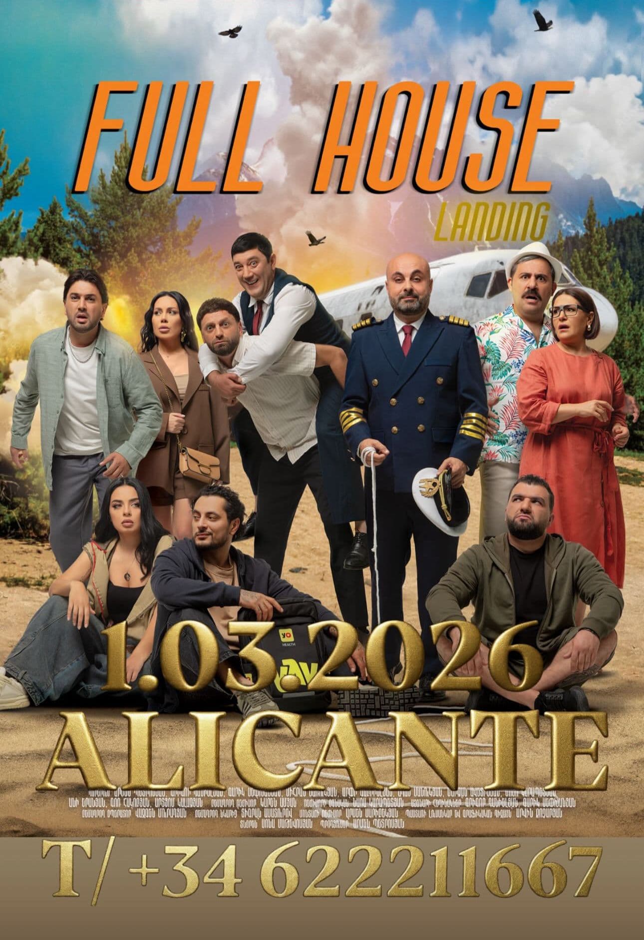 Full House Landing in Alicante poster
