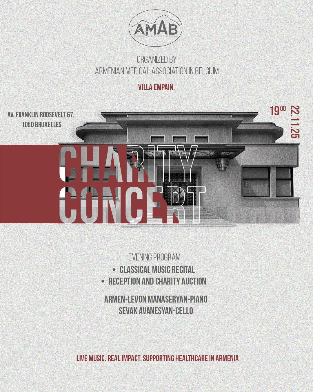 Charity Concert Organizerd by AMAB poster