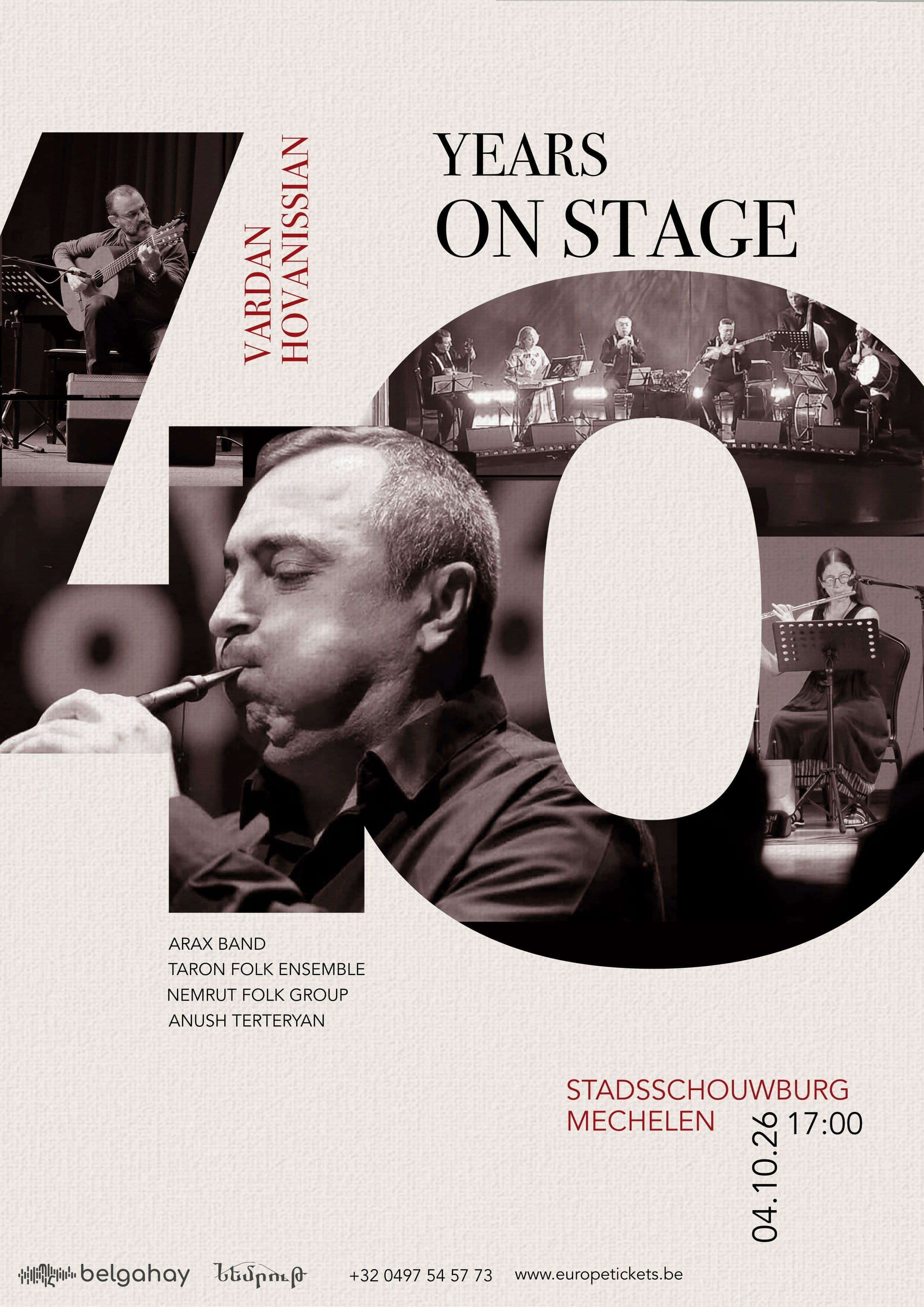 40 Years on Stage - Vardan Hovanissian poster