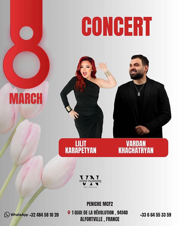 Concert 8 March poster